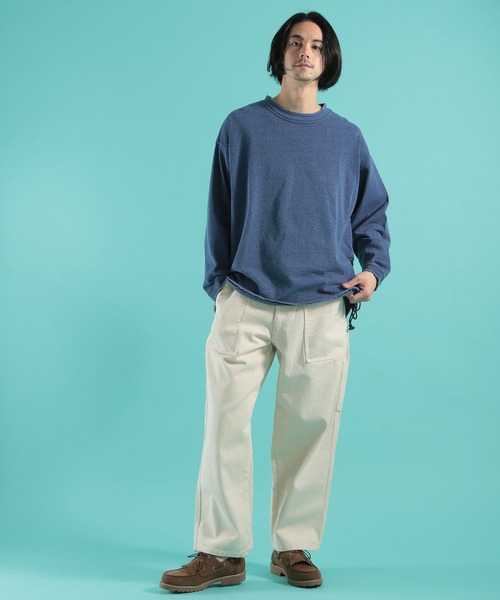 niko and...（ニコアンド）の「[niko and ...JEANS 2022SS]デニムペインターパンツ（デニムパンツ・メンズ・ブラック/ブルー/アイボリー/その他1・SMALL/MEDIUM/LARGE）」の5枚目の写真