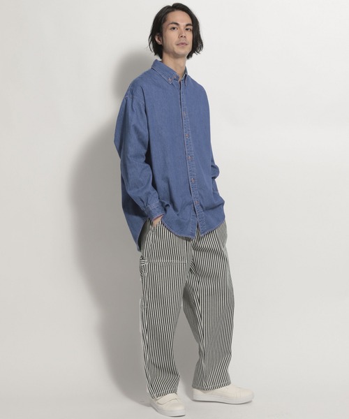 niko and...（ニコアンド）の「[niko and ...JEANS 2022SS]デニムペインターパンツ（デニムパンツ・メンズ・ブラック/ブルー/アイボリー/その他1・SMALL/MEDIUM/LARGE）」の9枚目の写真