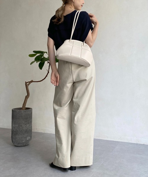 CAPRICIEUX LE'MAGE(カプリシューレマージュ)の「ハイウエストワイドパンツ(その他パンツ・レディース・ブラック/モカ/ライトベージュ・38/36)」の11枚目の写真