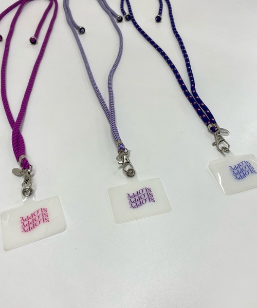 WHO'S WHO gallery（フーズフーギャラリー）の「【SLOPPY/スロッピー】スマホショルダー（スマホグッズ・レディース・ピンク/パープル/グリーン/ブルー・FREE）」の5枚目の写真