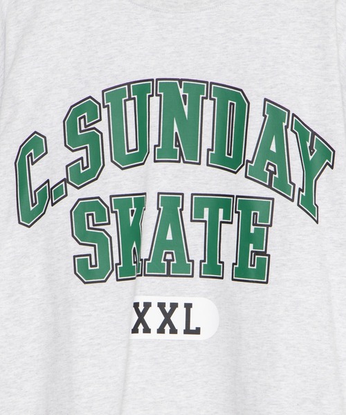 WEGO（ウィゴー）の「WEGO/ヘビーウエイト カレッジロゴBIGロンT（Tシャツ/カットソー・メンズ・ダークグリーン/パープル/サックスブルー/オートミール/杢グレー/グレー系その他・MEDIUM/LARGE）」の12枚目の写真