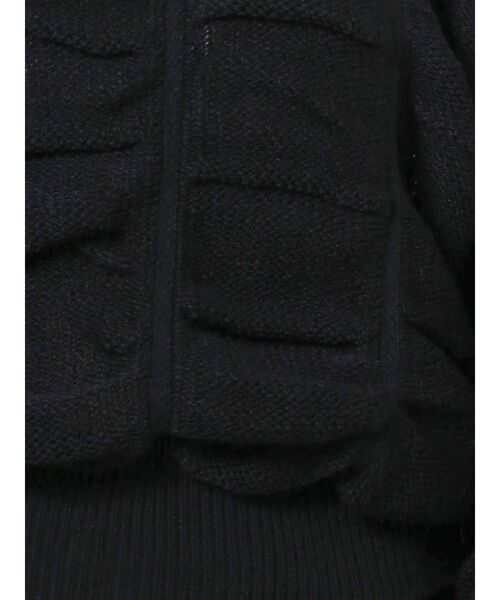 EMODA（エモダ）の「ワイドドレープニット（ニット/セーター・レディース・ブルー/アイボリー/ライム/ブラック・FREE）」の22枚目の写真