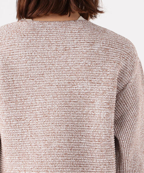 美品　DES PRES コットンニット ベルテッドノーカラージャケット　22SS コットンニット ベルテッドノーカラージャケット | maison