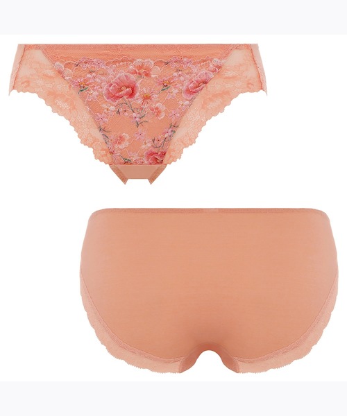 Triumph（トリンプ）の「恋するブラ553 レギュラーショーツ【M,Lサイズ】TR553 Hikini（ショーツ・レディース・オレンジ/ライトブルー/ホワイト・L/M）」の9枚目の写真