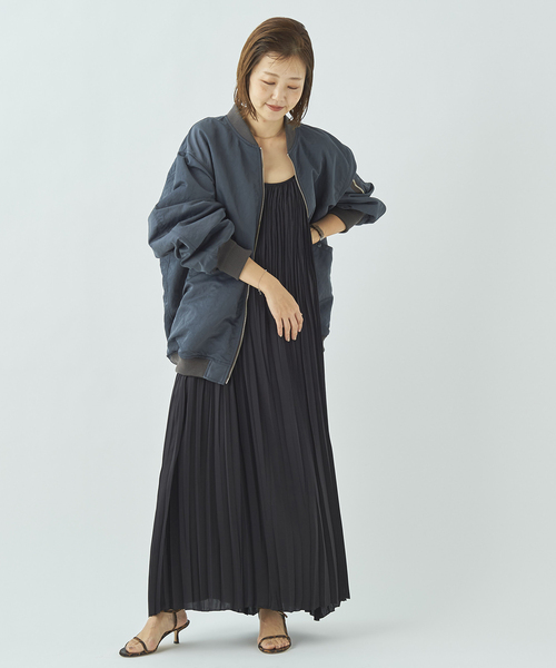 plage（プラージュ）の「【R’IAM】MA-1◆（ブルゾン・レディース・グレー/ベージュ/ベージュ系その他・38/36）」の15枚目の写真