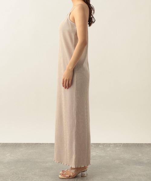 Heather(ヘザー)の「ワッフルカーデレイヤードロングワンピース 272302(ワンピース・レディース・ブラック/ベージュ/グリーン・FREE)」の12枚目の写真