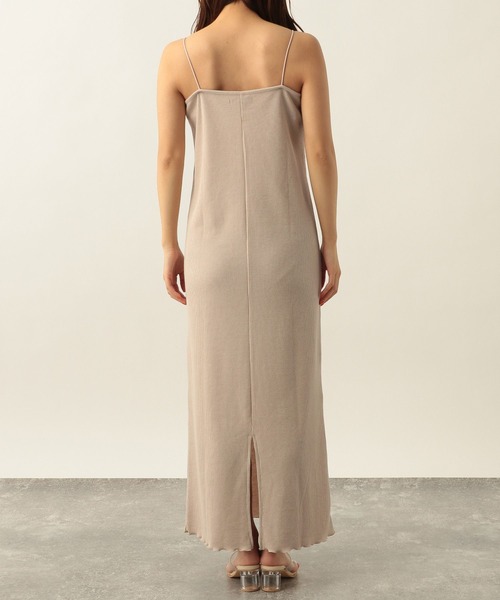Heather(ヘザー)の「ワッフルカーデレイヤードロングワンピース 272302(ワンピース・レディース・ブラック/ベージュ/グリーン・FREE)」の6枚目の写真
