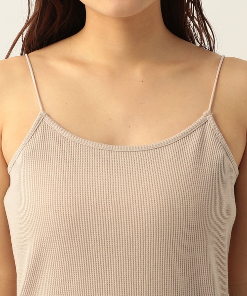 Heather(ヘザー)の「ワッフルカーデレイヤードロングワンピース 272302(ワンピース・レディース・ブラック/ベージュ/グリーン・FREE)」の9枚目の写真