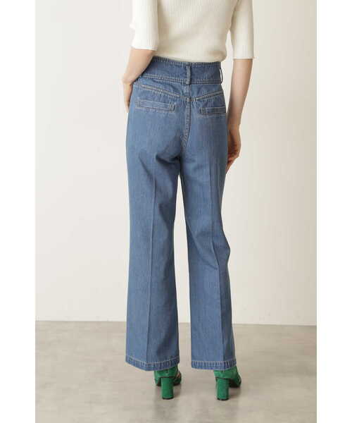 JILL STUART（ジルスチュアート）の「◆ジャスパーパンツ（デニムパンツ・レディース・ネイビー/ホワイト・4/2/0）」の22枚目の写真