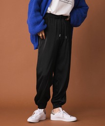 マットサテンジョガーパンツ