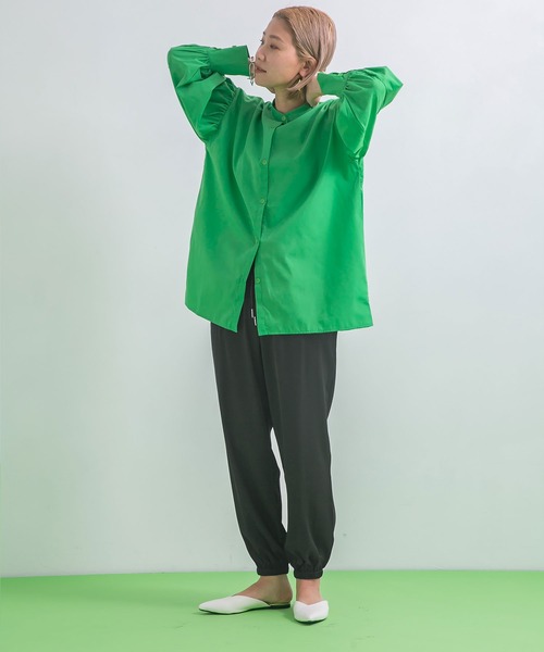 bohmal（ボマール）の「マットサテンジョガーパンツ（その他パンツ・レディース・ブラック/ピンク・FREE）」の16枚目の写真