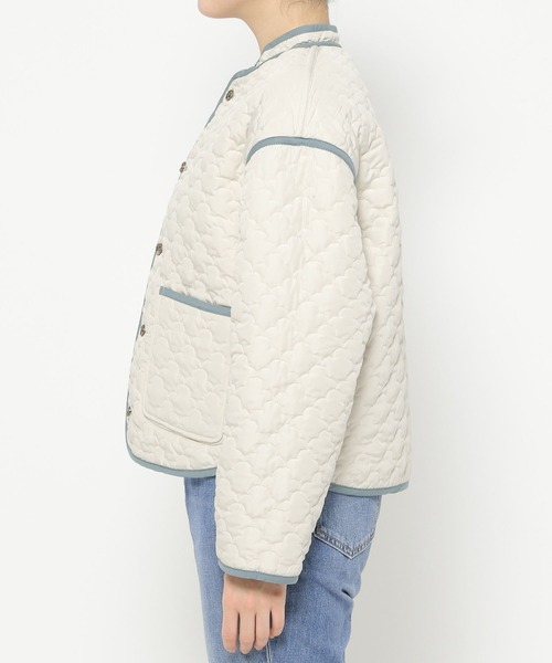 niko and（ニコアンド）の「2WAYモクモクキルトジャケット（ノー