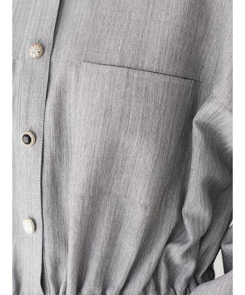 ELENCARE DUE（エレンカーレデュエ）の「・ELENCARE DUE イロイロボタンワンピース（ワンピース・レディース・ベージュ/グレー/イエロー/オレンジ・FREE）」の10枚目の写真