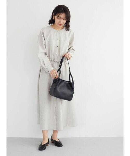 ELENCARE DUE（エレンカーレデュエ）の「・ELENCARE DUE イロイロボタンワンピース（ワンピース・レディース・ベージュ/グレー/イエロー/オレンジ・FREE）」の11枚目の写真