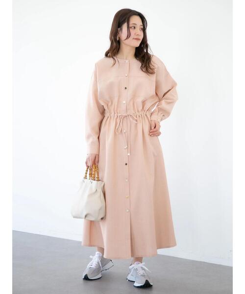 ELENCARE DUE（エレンカーレデュエ）の「・ELENCARE DUE イロイロボタンワンピース（ワンピース・レディース・ベージュ/グレー/イエロー/オレンジ・FREE）」の19枚目の写真