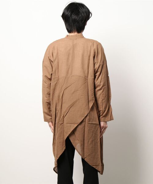 チャイハネ（チャイハネ）の「【チャイハネ】ドレープMEN'S変形ロングカーディガン（カーディガン/ボレロ・メンズ・ブラック/ブラウン/グリーン系その他/ホワイト/ベージュ/ネイビー/キャメル/グレー/ホワイト系その他・FREE）」の12枚目の写真