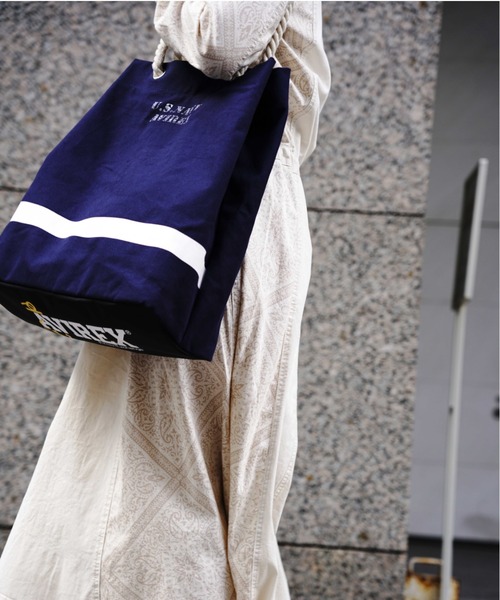 AVIREX（アヴィレックス）の「NAVY EXCHANGE ROPE TOTE BAG/ ネイビーエクスチェンジ ロープバッグ（トートバッグ・レディース・ネイビー・FREE）」の4枚目の写真