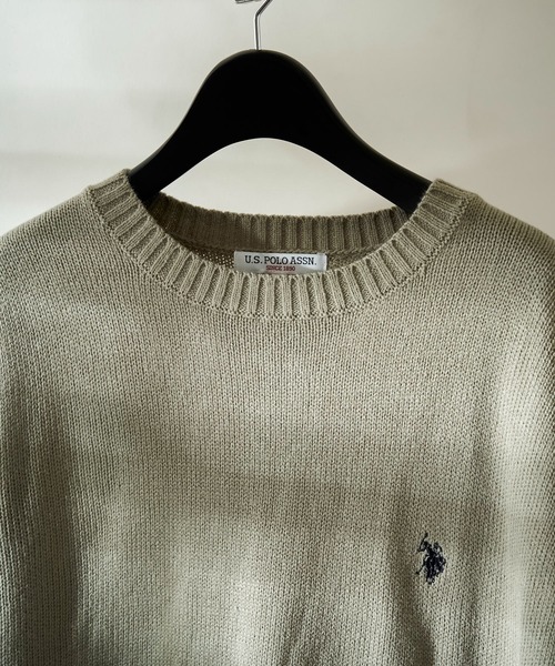U.S. POLO ASSN.(ユーエスポロアッスン)の「【U.S. POLO ASSN./ユーエスポロアッスン】別注ワンポイント刺繍ベスト/ユニセックス/ニットベスト(ベスト・メンズ・ネイビー/サックスブルー/ブラック/グリーン/ブルー・SMALL/LARGE/MEDIUM)」の17枚目の写真