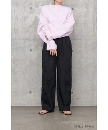 LA PEAU DE GEM | 【LA PEAU DE GEM】ナイロンカーゴパンツ(カーゴパンツ)