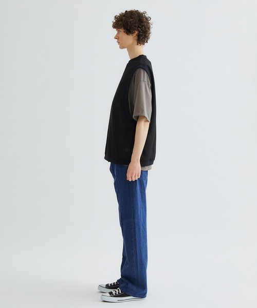 marka（マーカ）の「MESH VEST（ベスト・メンズ・ホワイト/ブラック・1/2）」の12枚目の写真