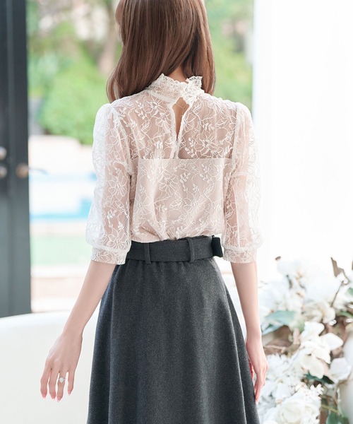 EmiriaWiz - Emiria Wiz❤︎レースシャツトップス S 美品 EmiriaWiz - エミリアウィズ EmiriaWiz シャツ ブラウス 花柄
