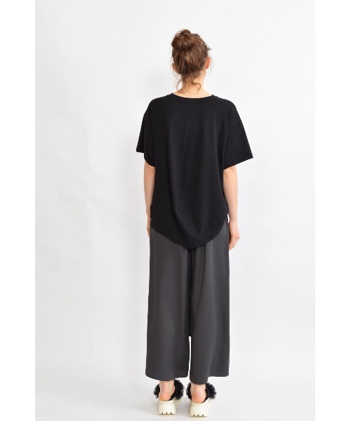 gomme(ゴム)の「エクセルツイル ワイドパンツ(その他パンツ・レディース・チャコールグレー/ブラック・MEDIUM)」の17枚目の写真