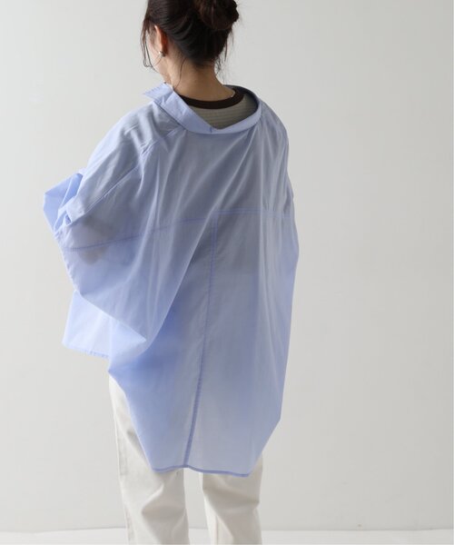 RAY CASSIN（レイカズン）の「BIGドロショルシャツ（シャツ/ブラウス・レディース・イエロー/ブルー/グリーン/オフホワイト・FREE）」の20枚目の写真