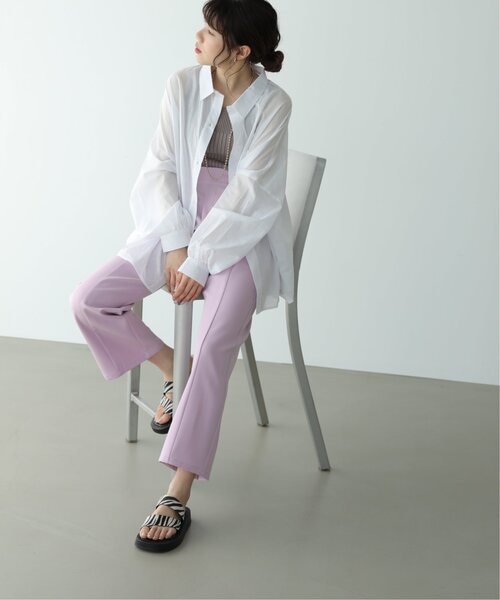 RAY CASSIN（レイカズン）の「BIGドロショルシャツ（シャツ/ブラウス・レディース・イエロー/ブルー/グリーン/オフホワイト・FREE）」の14枚目の写真