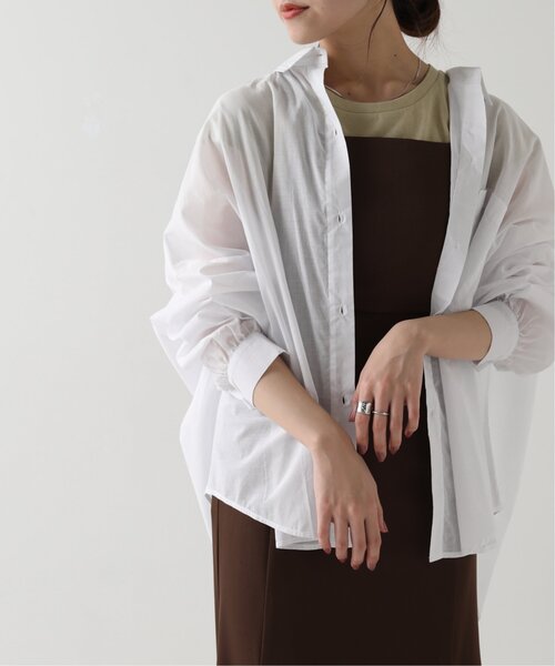 RAY CASSIN（レイカズン）の「BIGドロショルシャツ（シャツ/ブラウス・レディース・イエロー/ブルー/グリーン/オフホワイト・FREE）」の15枚目の写真