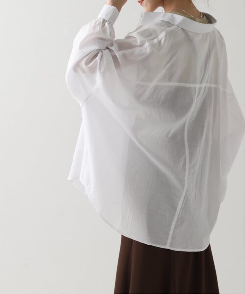 RAY CASSIN（レイカズン）の「BIGドロショルシャツ（シャツ/ブラウス・レディース・イエロー/ブルー/グリーン/オフホワイト・FREE）」の16枚目の写真