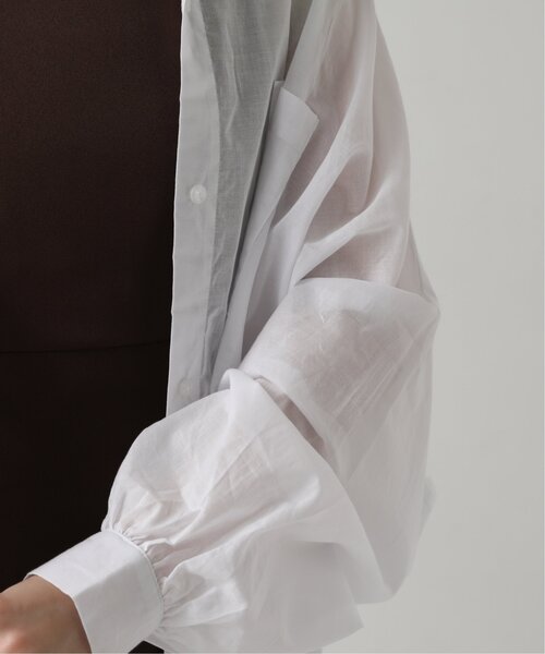 RAY CASSIN（レイカズン）の「BIGドロショルシャツ（シャツ/ブラウス・レディース・イエロー/ブルー/グリーン/オフホワイト・FREE）」の18枚目の写真