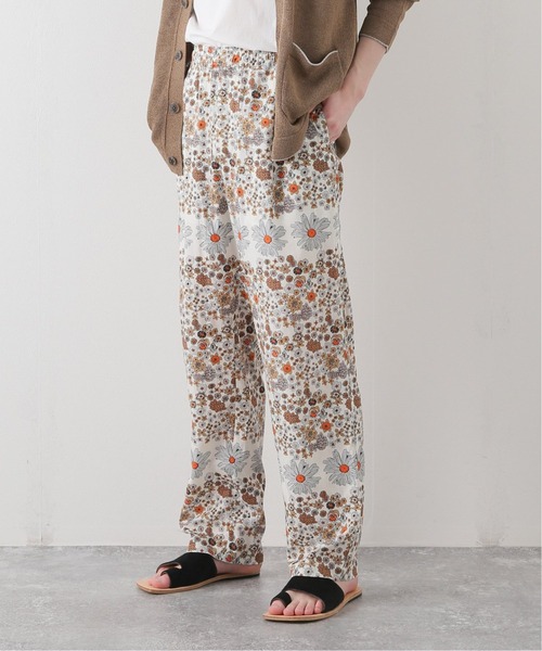 NOMA t.d.(ノーマティーディー)の「【NOMA t.d. / ノーマ ティーディー】for BOUCLE 別注 Summer Flower Easy Pants(その他パンツ・メンズ・ブラック/アイボリー・1/2/3)」の1枚目の写真