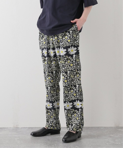 NOMA t.d.(ノーマティーディー)の「【NOMA t.d. / ノーマ ティーディー】for BOUCLE 別注 Summer Flower Easy Pants(その他パンツ・メンズ・ブラック/アイボリー・1/2/3)」の2枚目の写真