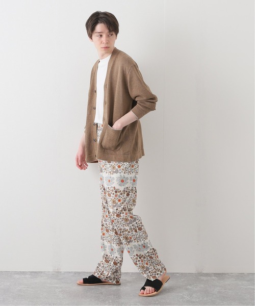 NOMA t.d.(ノーマティーディー)の「【NOMA t.d. / ノーマ ティーディー】for BOUCLE 別注 Summer Flower Easy Pants(その他パンツ・メンズ・ブラック/アイボリー・1/2/3)」の3枚目の写真