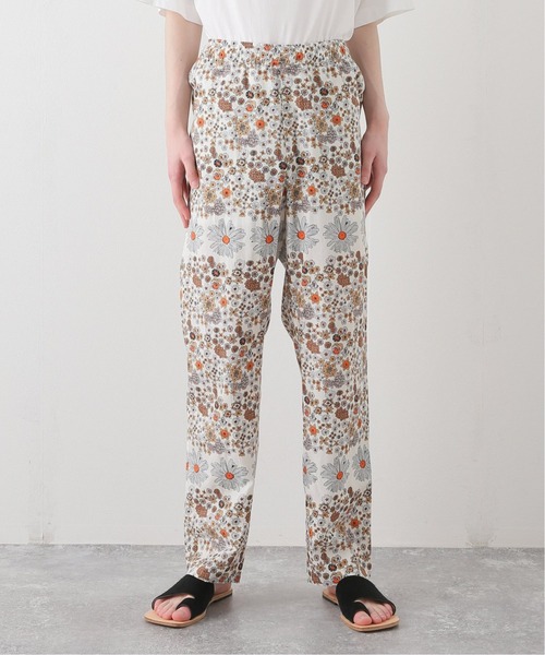 NOMA t.d.(ノーマティーディー)の「【NOMA t.d. / ノーマ ティーディー】for BOUCLE 別注 Summer Flower Easy Pants(その他パンツ・メンズ・ブラック/アイボリー・1/2/3)」の4枚目の写真