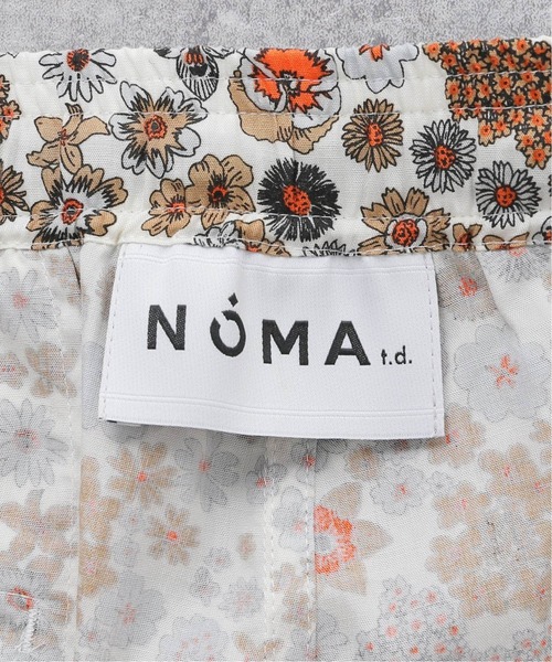 NOMA t.d.(ノーマティーディー)の「【NOMA t.d. / ノーマ ティーディー】for BOUCLE 別注 Summer Flower Easy Pants(その他パンツ・メンズ・ブラック/アイボリー・1/2/3)」の14枚目の写真