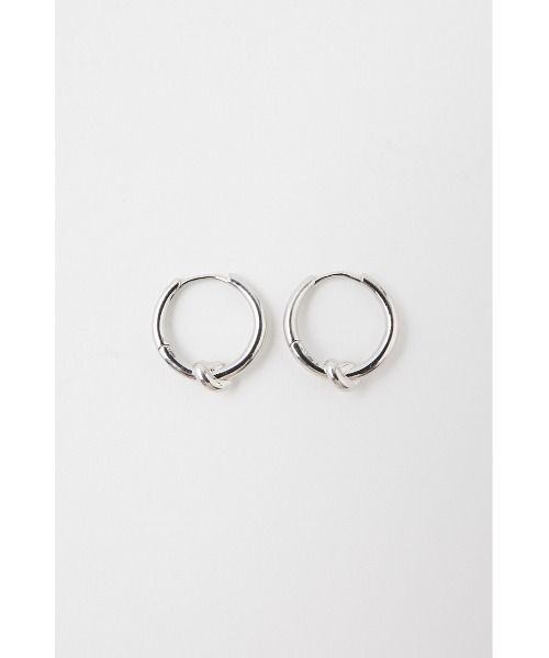 MOUSSY（マウジー）の「KNOT EARRINGS（ピアス（両耳用）・レディース・ゴールド/シルバー・FREE）」の5枚目の写真