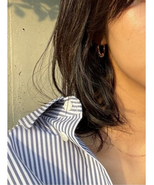 MOUSSY（マウジー）の「KNOT EARRINGS（ピアス（両耳用）・レディース・ゴールド/シルバー・FREE）」の10枚目の写真