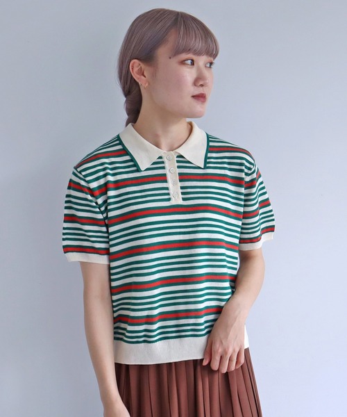 bulle de savon（ビュルデサボン）の「○マルチボーダーpolo
