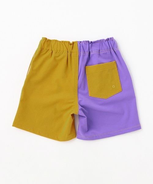 petit main（プティマイン）の「【水陸両用・吸水速乾】バイカラーハーフP【SWIM】（スラックス・キッズ・ライトカーキ/パープル・90cm/100cm/130cm/120cm/110cm/80ｃｍ）」の10枚目の写真