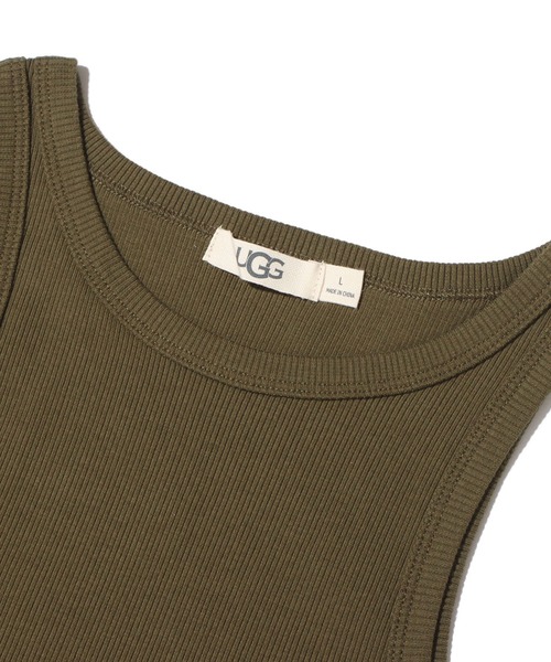 UGG（アグ）の「UGG@mos アメスリタンクトップ（タンクトップ・レディース・ホワイト/ブラウン/カーキ・M/L）」の12枚目の写真