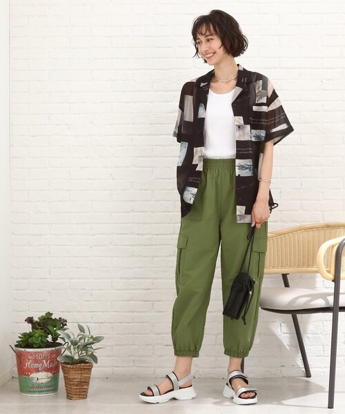 Cutie Blonde（キューティーブロンド）の「◆グラフィックプリントシャツ（シャツ/ブラウス・レディース・ホワイト系3/ブラック系・00）」の14枚目の写真