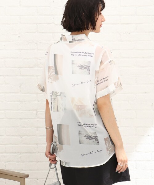 Cutie Blonde（キューティーブロンド）の「◆グラフィックプリントシャツ（シャツ/ブラウス・レディース・ホワイト系3/ブラック系・00）」の20枚目の写真