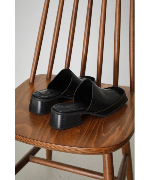 AZUL by moussy(アズールバイマウジー)の「THONG COVER SANDALS/ソングカバーサンダル(サンダル・レディース・オレンジ/ブラック・MEDIUM/LARGE/SMALL)」の5枚目の写真