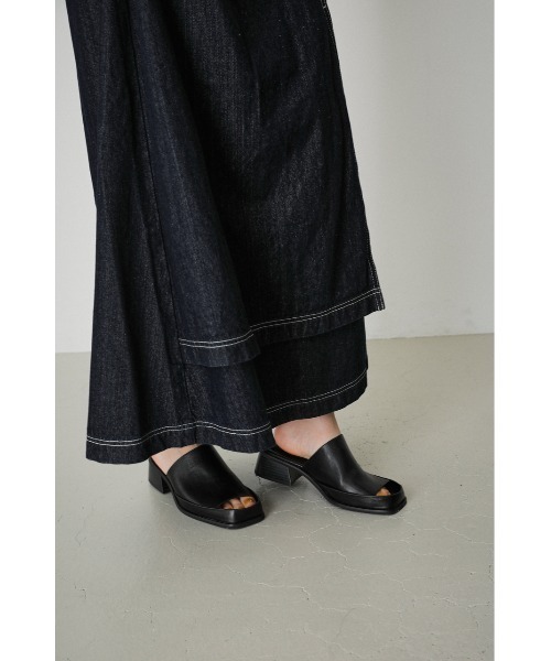 AZUL by moussy(アズールバイマウジー)の「THONG COVER SANDALS/ソングカバーサンダル(サンダル・レディース・オレンジ/ブラック・MEDIUM/LARGE/SMALL)」の10枚目の写真