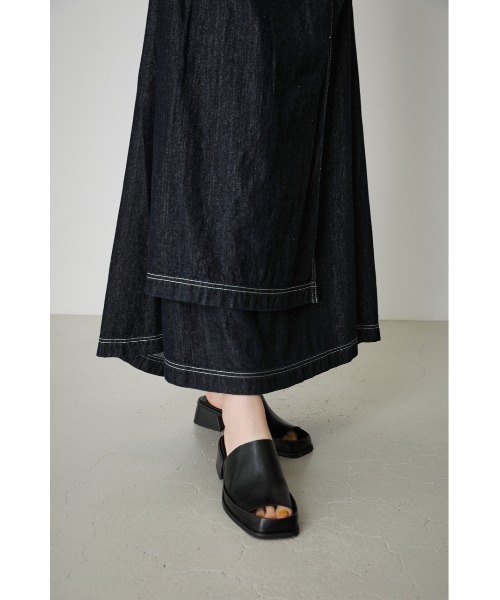 AZUL by moussy(アズールバイマウジー)の「THONG COVER SANDALS/ソングカバーサンダル(サンダル・レディース・オレンジ/ブラック・MEDIUM/LARGE/SMALL)」の11枚目の写真