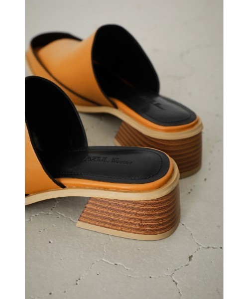 AZUL by moussy(アズールバイマウジー)の「THONG COVER SANDALS/ソングカバーサンダル(サンダル・レディース・オレンジ/ブラック・MEDIUM/LARGE/SMALL)」の16枚目の写真
