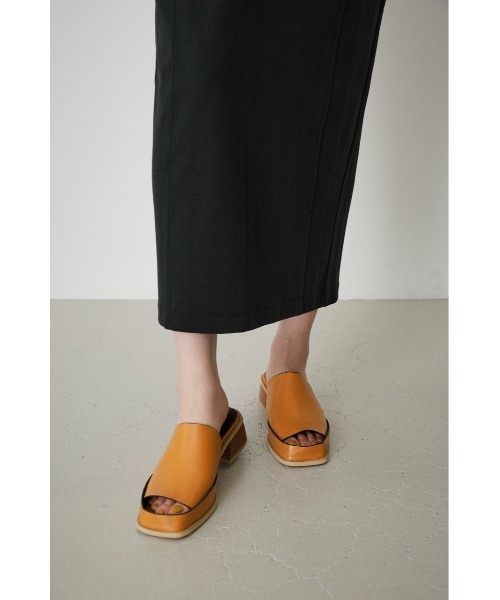 AZUL by moussy(アズールバイマウジー)の「THONG COVER SANDALS/ソングカバーサンダル(サンダル・レディース・オレンジ/ブラック・MEDIUM/LARGE/SMALL)」の18枚目の写真