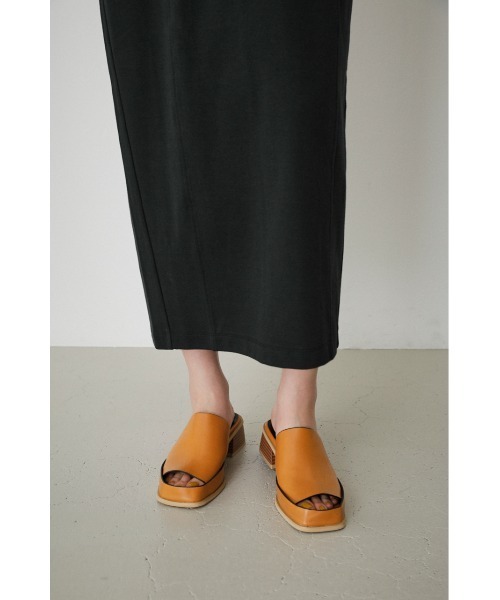 AZUL by moussy(アズールバイマウジー)の「THONG COVER SANDALS/ソングカバーサンダル(サンダル・レディース・オレンジ/ブラック・MEDIUM/LARGE/SMALL)」の20枚目の写真