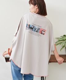 CIAOPANIC TYPY | バックフォトポンチョTee(Tシャツ/カットソー)